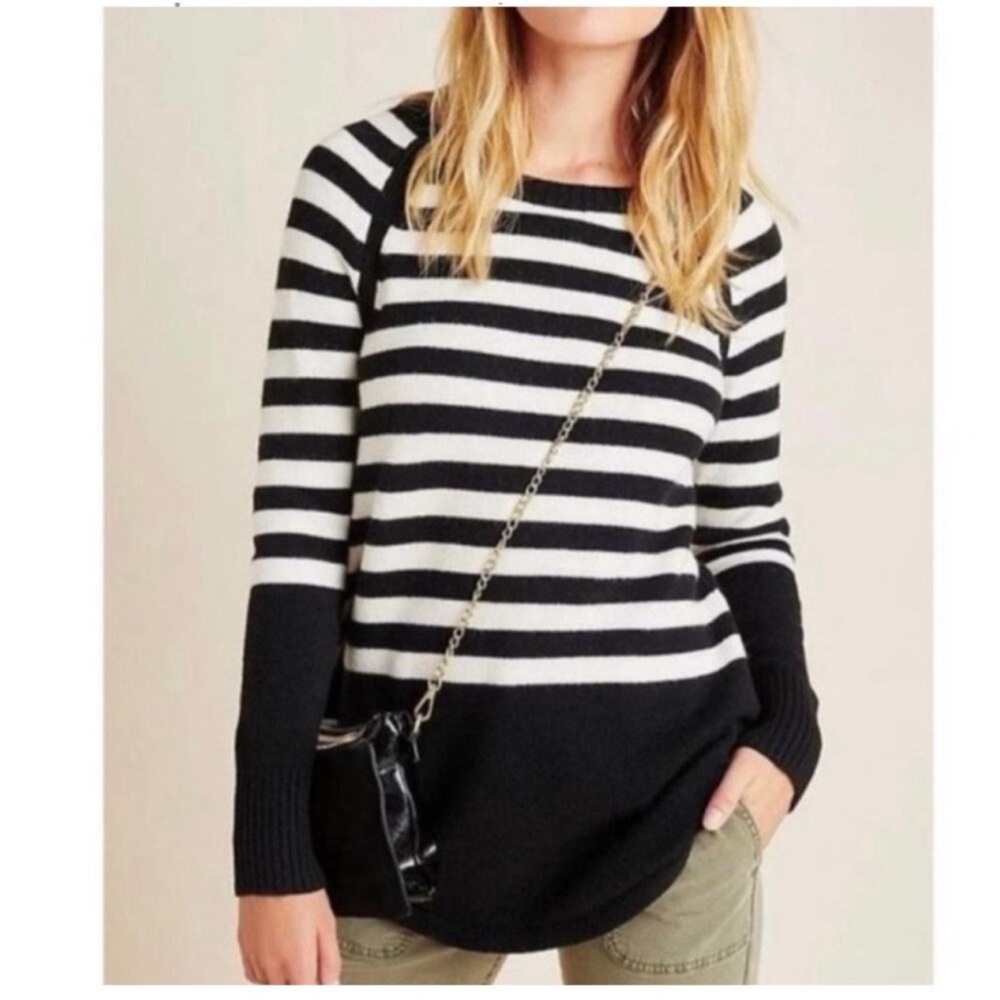 Anthropologie Rebekah striped sweater